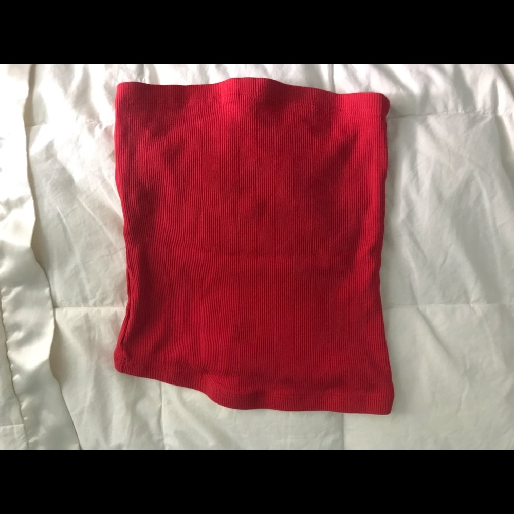 RED TUBE TOP